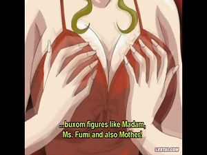 Hot blonde lesbian hentai anime milf molesting