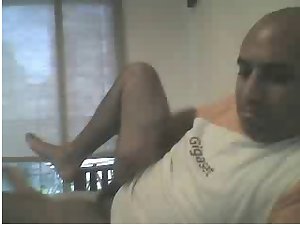Straight fellows feet on webcam #373