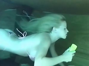Sensual Underwater Bikini Young lady
