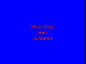 Hure Cora beim Wichsen (Whore Cora masturbating)