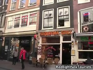 American lad comes to Amsterdam to fuck