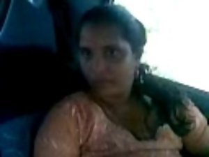 salwar aunty in parrked car