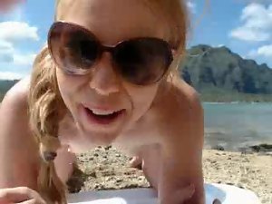Hawaii beach nudist chick outdoor chat stream